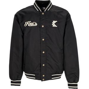 Karl Kani, Heren, Jassen, Zwart, Maat: S Polyamide,
