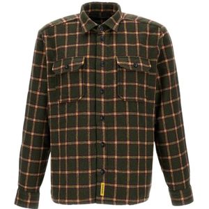 B.D Baggies, Heren, Overhemden, Veelkleurig, Maat: S Wol,