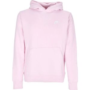 Nike, Heren, Sweatshirts & Hoodies, Roze, Maat: 2XL Katoen,
