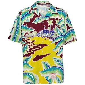 Valentino Garavani, Heren, Overhemden, Veelkleurig, Maat: XL Katoen,