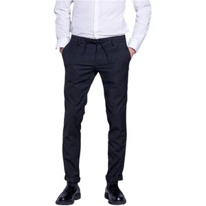 Mason's, Heren, Broeken, Blauw, Maat: S Wol,