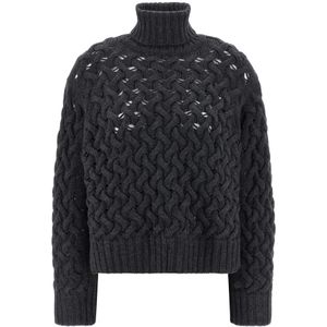 P.a.r.o.s.h., Dames, Truien, Grijs, Maat: XS Wol,