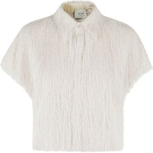 Alysi, Dames, Blouses & Shirts, Beige, Maat: XS