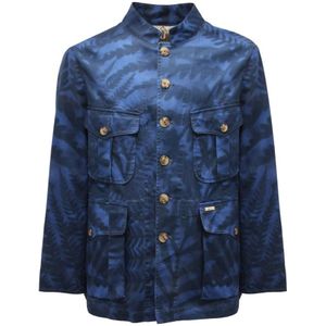 Luis Trenker, Heren, Jassen, Blauw, Maat: L