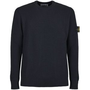 Stone Island - Gebreide Trui - Zwart - Wol