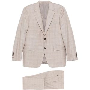 Canali, Heren, Pakken, Beige, Maat: 3XL