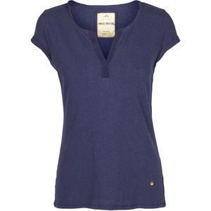 MOS Mosh, Dames, Tops, Blauw, Maat: XS Katoen,