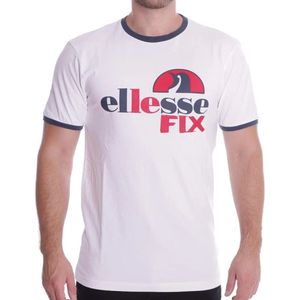 Ellesse, Heren, Tops, Wit, Maat: L Katoen,