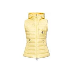 Moncler Glygos vest , Yellow , Dames , Maat: S