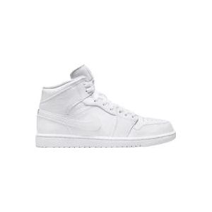 Nike Beperkte oplage Air Jordan 1 Mid , White , Heren , Maat: 45 1/2 EU