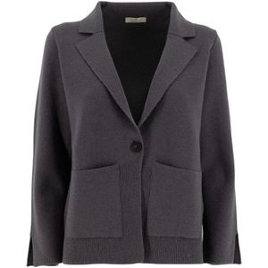 Panicale, Dames, Jassen, Zwart, Maat: 2XL Zijde,