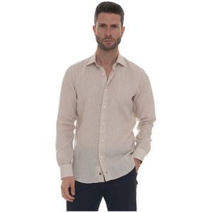 Càrrel, Heren, Overhemden, Beige, Maat: M Linnen,