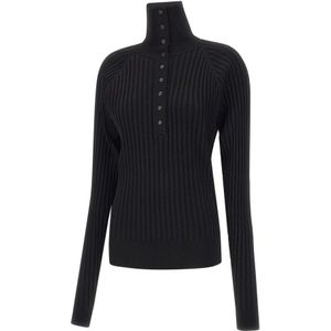 A. Roege Hove, Dames, Truien, Zwart, Maat: M Viscose,