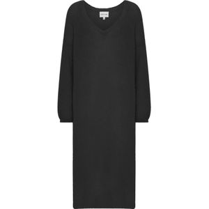 Americandreams, Dames, Jurken, Zwart, Maat: ONE Size Wol,