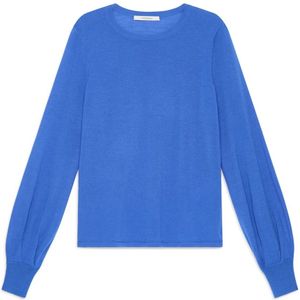 Maliparmi, Dames, Truien, Blauw, Maat: XS Wol,