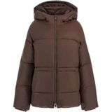 Guess - Marika Puffer Jacket - Winterjas - Bruin - Synthetische Isolatie