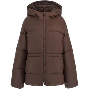 Guess - Marika Puffer Jacket - Winterjas - Bruin - Synthetische Isolatie