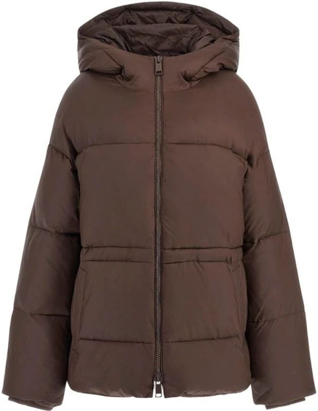 Guess - Marika Puffer Jacket - Winterjas - Bruin - Synthetische Isolatie