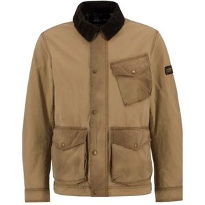 Barbour, Heren, Jassen, Beige, Maat: M Katoen,