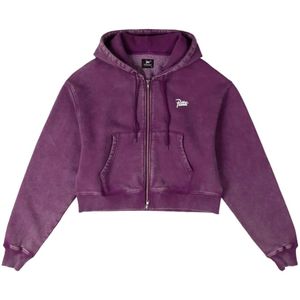 Patta, Dames, Sweatshirts & Hoodies, Paars, Maat: L Katoen,