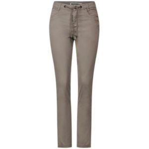 Street One, Dames, Jeans, Beige, Maat: W34 L28