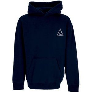 Huf, Heren, Sweatshirts & Hoodies, Blauw, Maat: S Katoen,