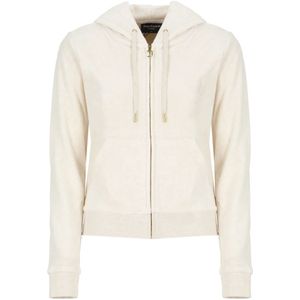 Juicy Couture, Dames, Sweatshirts & Hoodies, Beige, Maat: S Katoen,