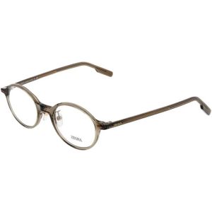 Zegna - Ronde Optische Montuur - Grijs - Kunststof