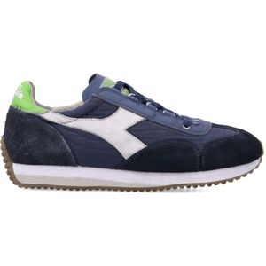 Diadora, Heren, Schoenen, Blauw, Maat: 45 EU Leer,