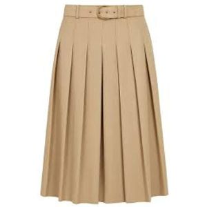 Max Mara, Dames, Rokken, Beige, Maat: 2XS Wol,