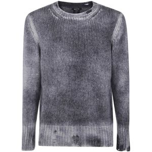 Avant Toi, Heren, Truien, Grijs, Maat: L Zijde,