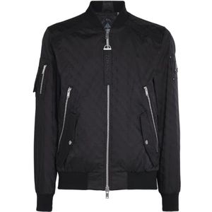 Moose Knuckles, Heren, Jassen, Zwart, Maat: S Nylon,