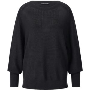 Luisa Cerano, Dames, Truien, Zwart, Maat: XS Katoen,