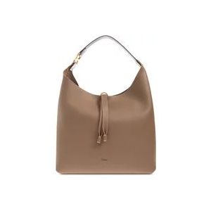 Chloé ‘Marcie’ hobo tas , Beige , Dames , Maat: ONE Size