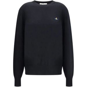 Vivienne Westwood, Heren, Truien, Zwart, Maat: M Katoen,