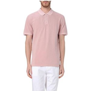 Woolrich, Heren, Tops, Roze, Maat: S Katoen,