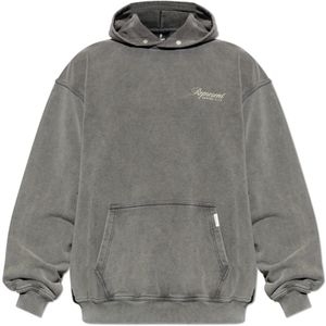 Represent, Heren, Sweatshirts & Hoodies, Grijs, Maat: L Katoen,