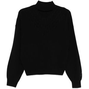 Blugirl, Dames, Truien, Zwart, Maat: S Wol,