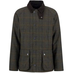 Barbour, Heren, Jassen, Bruin, Maat: XL Wol,