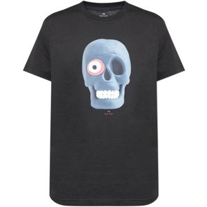 PS By Paul Smith, Heren, Tops, Zwart, Maat: L Katoen,