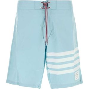 Thom Browne, Heren, Badkleding, Blauw, Maat: S Nylon,