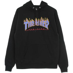 Thrasher, Heren, Sweatshirts & Hoodies, Zwart, Maat: S Lame,