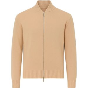 Paolo Pecora, Heren, Truien, Beige, Maat: S Wol,