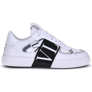 Valentino Garavani, Heren, Schoenen, Wit, Maat: 45 EU Leer,