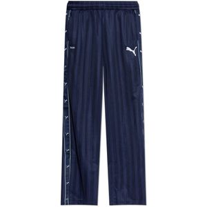 Puma, Dames, Broeken, Blauw, Maat: 2XS Poliester,