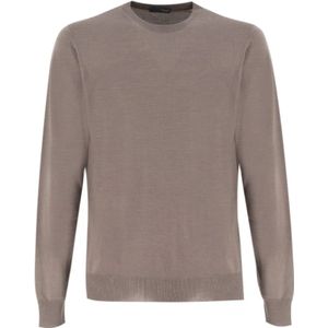 Drumohr, Heren, Truien, Bruin, Maat: M Wol,