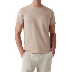 Guess, Heren, Tops, Beige, Maat: M Katoen,