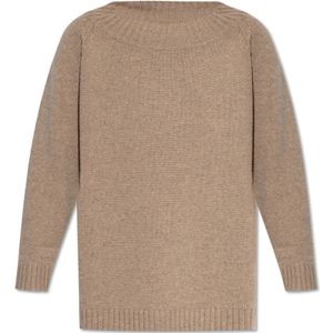 Max Mara, Dames, Truien, Beige, Maat: S Wol,