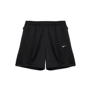 Nike Mesh Swoosh Shorts met ritszakken , Black , Heren , Maat: S