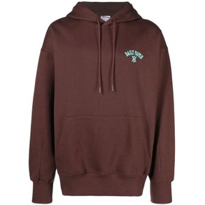 Daily Paper, Heren, Sweatshirts & Hoodies, Bruin, Maat: S Katoen,